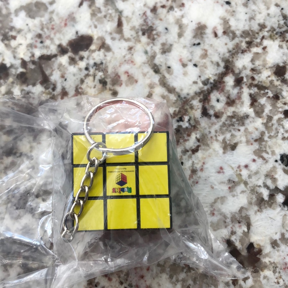 Miniature brand new Rubik’s cube still sealed